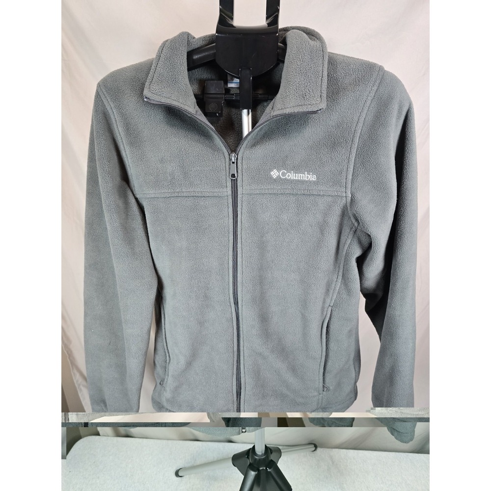 Columbia Sportswear Company Men's Grey Full Zip Fleece Jacket Size S